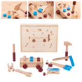 thumbnail image 2 of Juego de herramientas de construcción CUTICAT Juguetes educativos de madera, 2 of 6