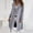 Gray, variant on Tejiojio Coats Clearance Women Fashion Long Sleeve Woolen Lapel Solid Color Long Jacket Coat