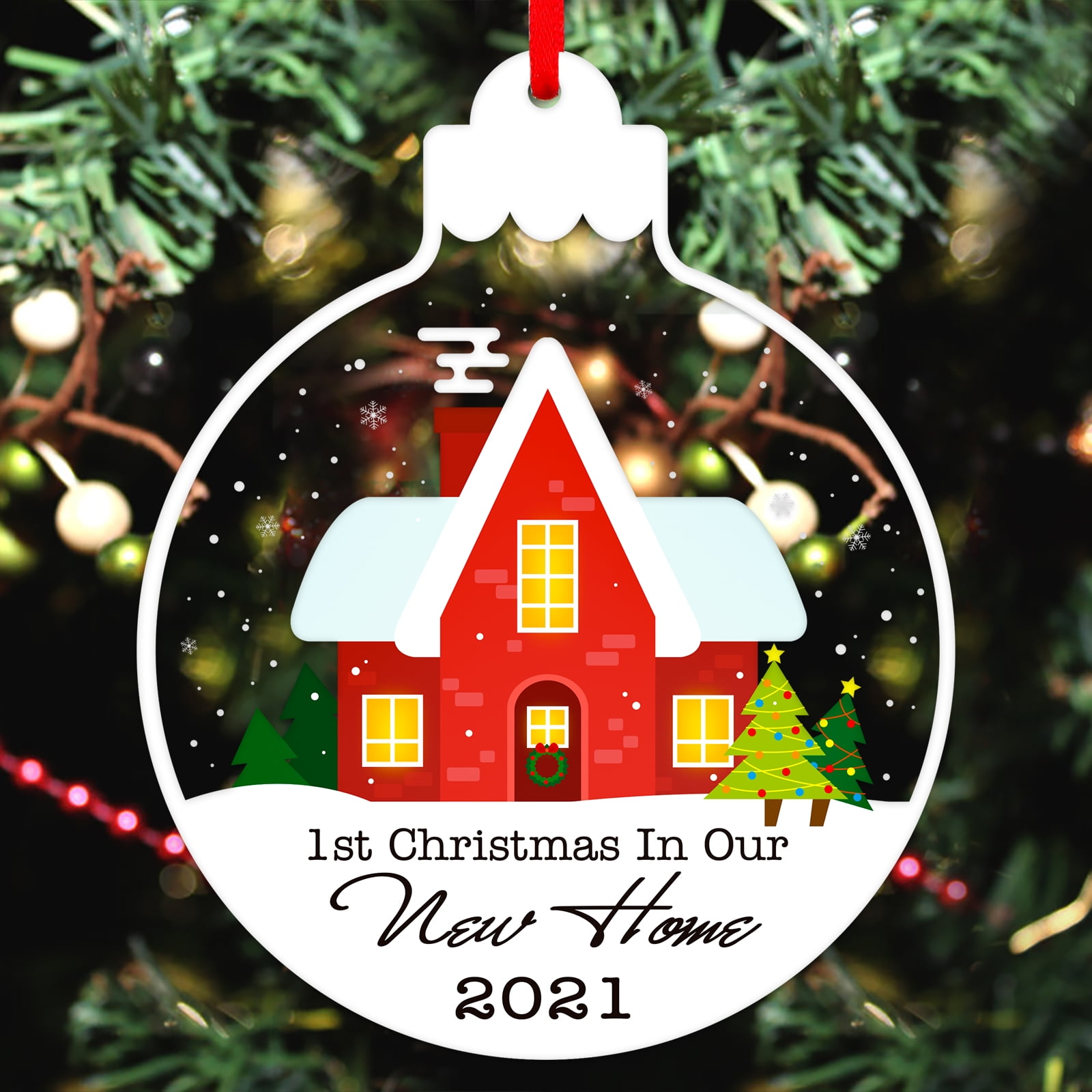 2021 Christmas Ornament Christmas Tree Ornaments Pandemic Christmas Ornaments Christmas Decorations Pendant Tradition Home Decor Creative Gift For Family, 5 Pcs - Walmart.com