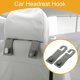 thumbnail image 2 of 2 Pcs Gancho para Reposacabezas de Asiento de Automóvil Universal para la Mayoría de Automóviles, SUV, Camión Organizador de Ganchos, 2 of 7
