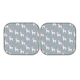thumbnail image 4 of Picia Cartoon Poodle Dog 2 Piece Car Windshield Sun Shade Foldable | Foldable Sun Shield for Front Window Blocks UV Rays and Keeps Your Vehicle Cool-Medium, 4 of 7