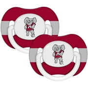 Baby Fanatic NCAA 2-Pack Baby Pacifiers, Alabama Crimson Tide