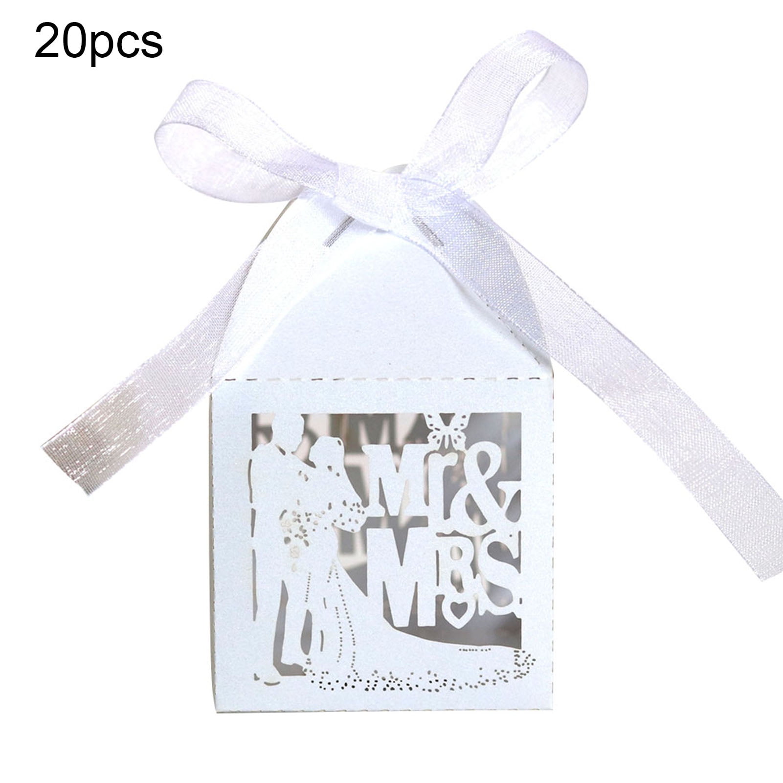 20pcs Butterfly Cardboard Mini Candy Boxes Wedding Favors Gift Box Party Decor 