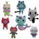 thumbnail image 2 of Casa de muñecas de peluche para niña, juguete de dibujos animados, Gabby Mercat, princesa, pez, animales de peluche, gato sonriente, coche, gato, abrazo, regalo para niños zhangyuxiang unisex, 2 of 2