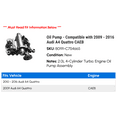 thumbnail image 2 of Pump - Compatible with 2009 - 2016 Audi A4 Quattro CAEB 2010 2011 2012 2013 2014 2015, 2 of 3