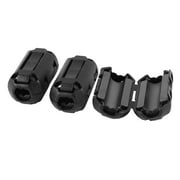 7mm Inner Dia Ferrite Core Noise EMI RFI Clip Cable Filter 3pcs