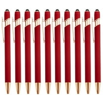12 Pack Ballpoint Pen 2-in-1 Stylus Retractable Ballpoint Pen with Stylus tip, Metal Stylus Pen for Touch Screens