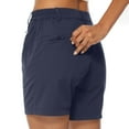 thumbnail image 4 of Karight Women's 6" Hiking Cargo Shorts Quick Dry with Pockets Work Golf Short Lightweight Outdoor Active Summer for Women, 4 of 8