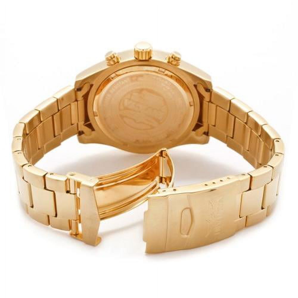Invicta Men's 1561 Specialty Chronograph 18K Gold Plated Steel Gold-Tone Dial 45 Mm Watch