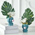 thumbnail image 3 of Cute Cat Rabbit Girl Succulent Plant Resin Flower Pot Vase Ornament Desk Decor, 3 of 8