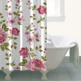 thumbnail image 5 of Waterproof Pioneer Shower Curtain 36x72 Inch Polyester Unique Colorful Floral Shower Curtain for Bathroom Hotel Home Decor with 7 Plastic Hooks, 5 of 5