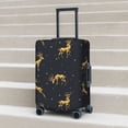 thumbnail image 2 of Lsque Christmas Deers Printed Luggage Cover, Travel Luggage Protector,Scratch and Dirt Resistant, Fits 18-32 Inch Luggage - Small, 2 of 9