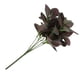 thumbnail image 3 of 7 Artificiales Horquilla Plantas De Hoja De Vena Decoración De Flores De Seda Follaje Hierba Casa, 3 of 9