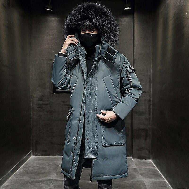 Hommes d Hiver Doudoune avec de la Vraie Fourrure Mode Decontractee Duvet Parka Hommes Epaissir a Capuche Couple Vestes Femmes Manteaux en Duvet Grande Taille 5XL Blanc Walmart