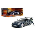 thumbnail image 2 of 1993 Mazda RX-7 Dark Blue with Graphics and Kakashi Hatake Diecast Figure " Shippuden" (2009-2017) TV Series "Anime Hollywood Rides" Series 1/24 Diecast Model Car by Jada, 2 of 2