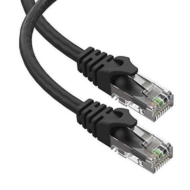 Ultra Clarity Cables Cat6 Ethernet Cable 12 Ft [2 Pack], 10Gpbs High Speed  Internet Cable, RJ45 Cat-6 Ethernet Patch Cable, Network Ethernet Cord