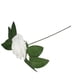 thumbnail image 3 of 25 piezas de flores artificiales, rosa de aspecto Real, 3 pulgadas de diámetro, 7 pulgadas de tallo, rosas falsas suaves para decoración de fiesta y boda, color blanco, 3 of 12