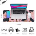 thumbnail image 5 of Long Mouse Pads for Desk,Rottweiler Dogs with Pioneer Flower Desk Mats on Top Of Desks, Desk Mouse Pad Extra Large with 3mm Non-Slip Base and Stitched Edge for Gaming,Office,Work,Home 31.5"x11.8", 5 of 6