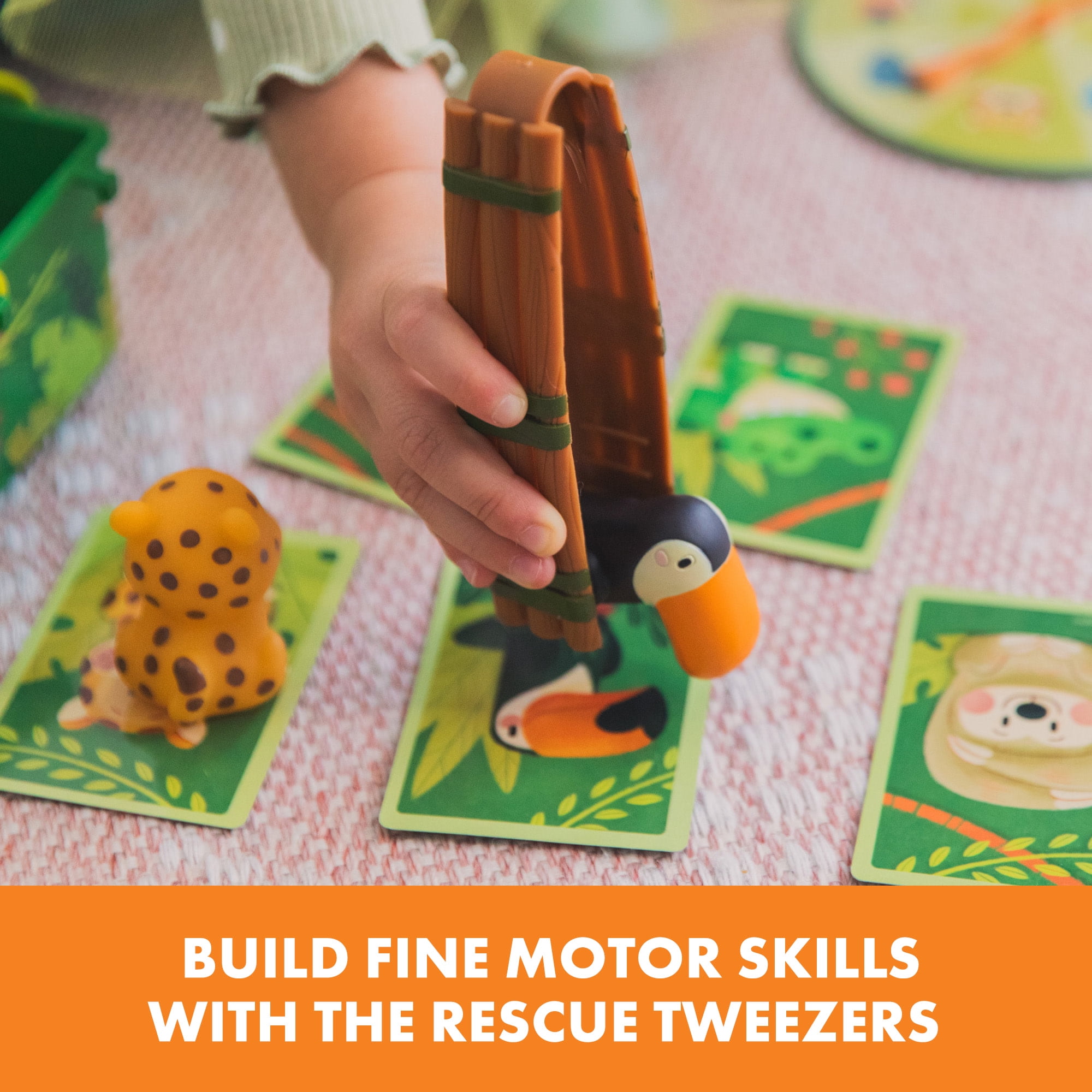 Educational Insights Jungle Rescue Board Game, Fine Motor Skills, Kids Ages 3 and up