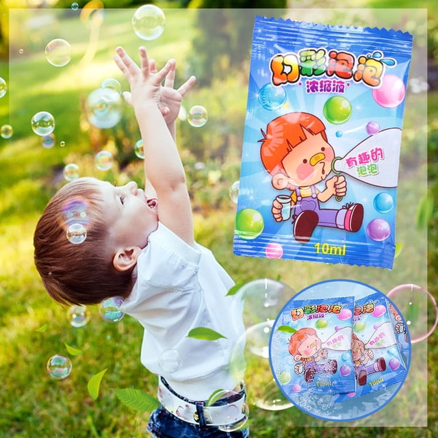 Bable Toy Maker Kids Outdoor Blower Solution Liquid for Parties and Celebrations 10ml Kit for Entertainment