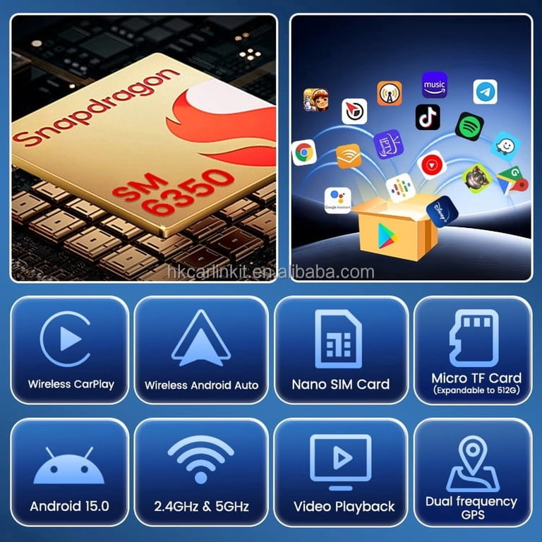 Carlinkit Tbox Ultra 2 (USA Version)- AI Box Android 15 with