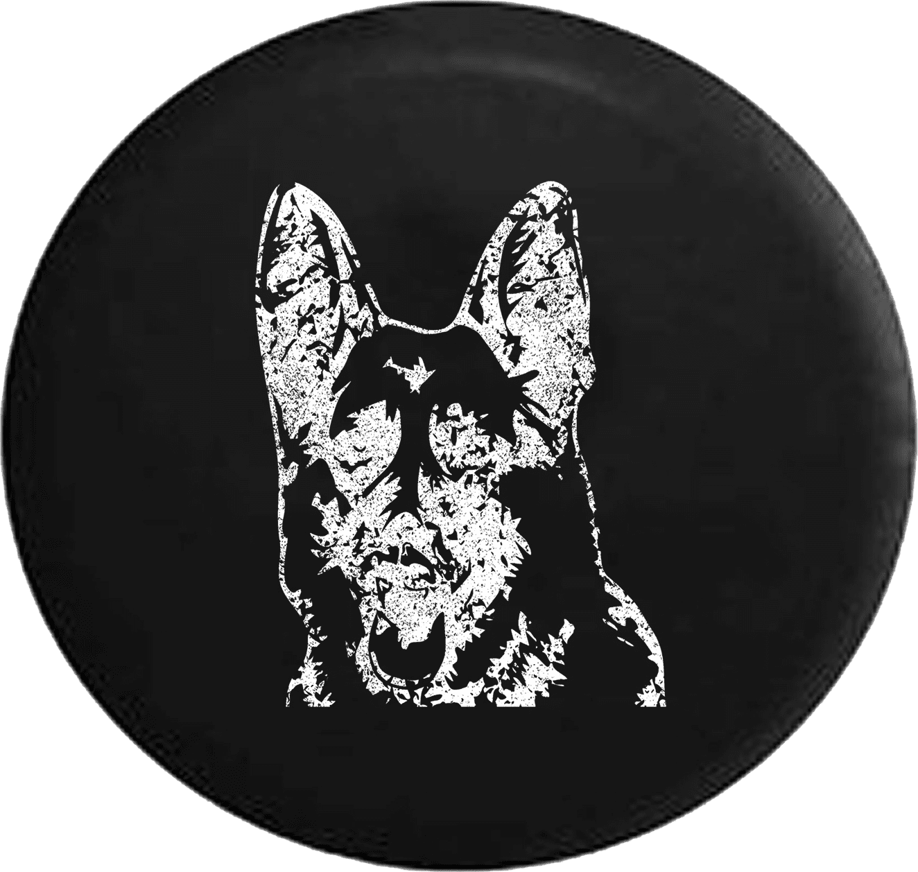 German Shepherd Dog Lover K9 Woof Spare Tire Cover Jeep RV 30 Inch