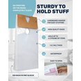 thumbnail image 5 of Skywin 3000 Door Hanger Bags 6 x 12 inches - Clear Door Hanger Bags Protects Flyers, Brochures, Notices, Printed Materials - Waterproof and Secure Door Knob Hanger for Outdoor Use (3000), 5 of 7
