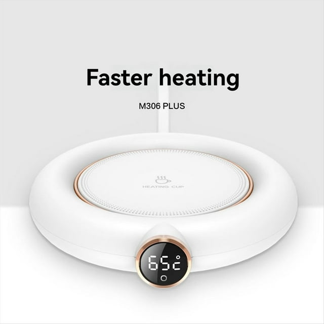 Calentador de de Café para Escritorio con Apagado Automático, 3 Configuraciones de Temperatura, Ideal para el Hogar y la Oficina, Regalo (Sin ) Verde
