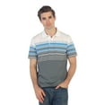thumbnail image 3 of Gioberti Mens Striped Polo Shirt with Pocket - Yarn Dye, 3 of 5