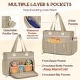 thumbnail image 4 of TEMOGU-Diaper Bag Tote, Large Baby Bag Waterproof Nappy Changing Bag with Pacifier Case & Changing Pad & Stroller Straps, 4 of 4