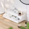 thumbnail image 5 of Boîte de Rangement en Plastique, Boîte de Rangement pour Accessoires, Blanc, Ensemble de 3, 5 of 5