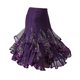 thumbnail image 3 of larga hasta mujer, , vestido de verano, de danza del vientre, traje de lentejuelas para , tango - Púrpura única Sunnimix Vestido de baile latino, 3 of 8