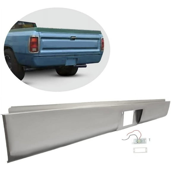 Kojem AM-086 Easy To Install Rear License Plate Holder Light, Steel, Bare-metal