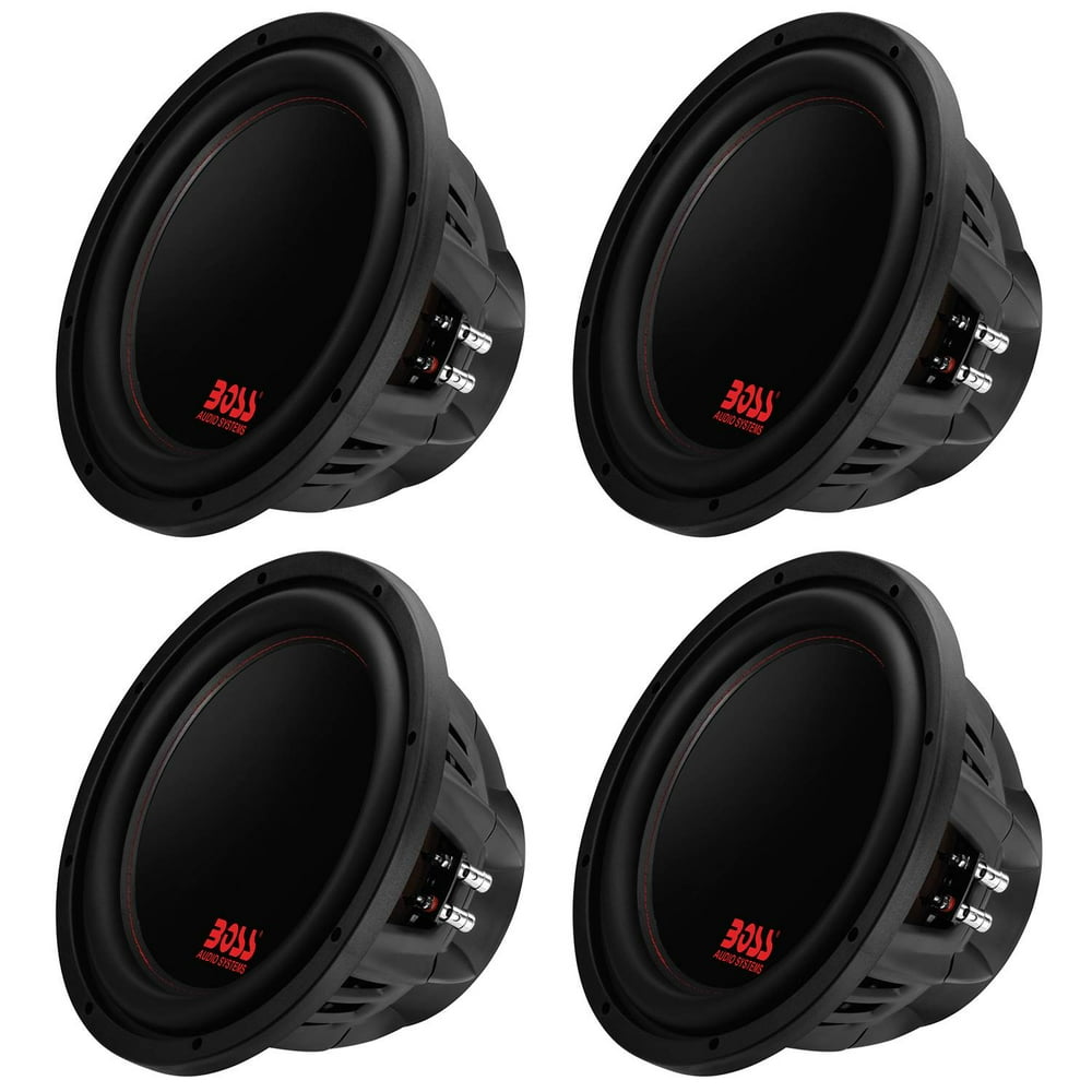 Boss Audio 12Inch 2600Watt Car Power Subwoofer DVC Power Sub (4 Pack