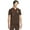 Espresso Express, variant on Cherokee Infinity Men's Partial Zip V-Neck Scrub Top with 3 Pockets Rib-Knit Side Panels IN702A, XS, Pewter