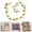 F, variant on Peach Artificial Cherry Blossom Vine Garland - 90.55in Plastic Flower Garland for Home/Wedding Wall Decor, Pipe Cover (F)