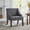 Dark Gray, variant on S-HOME Accent Chair in Upholstered Fabric with Solid Wood Legs for Living Room and Office