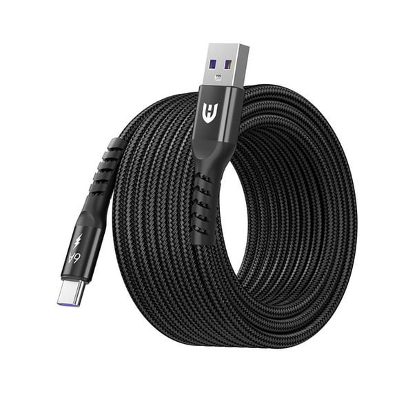 USB to USB C Cable Fast Charging USB Type C Cable Long Nylon USB C Charging Cable 480Mbps Transfer Cord for Phone