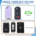 thumbnail image 2 of Key Fob Cover Compatible with Fit for Mazda 3 6 8 CX-3 CX-5 CX-7 CX-9 Miata MX-5 RX-8 Keychain Case Holder Protector, 2 of 6