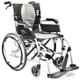 thumbnail image 1 of Silla de ruedas ergonómica Karman Ergo Flight con ejes de liberación rápida, asiento de 16 pulgadas y estructura color plata perla., 1 of 5