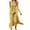 Yellow, variant on Fesfesfes Tube Top Boho Dress for Women Floral Print Beach Dress Off the Shoulder Sleeveless Long Dress Lace Up Pleated Vacation Dress for Juniors Girls