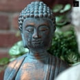 thumbnail image 3 of Serava Cement Meditating Buddha Figurine, 3 of 5