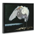 thumbnail image 4 of Stupell Industries Stoic Heron Standing Animals & Insects Painting Black Floater Framed Canvas Art Print Wall Art, 21 x 17, 4 of 10