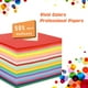 thumbnail image 2 of Bubu Kit De Papel Para Origami, 1000 Hojas, 6 Pulgadas, Cuadrado, Color De Doble Cara, 20 Colores Vivos Para Principiantes, Entrenamiento Y Lecciones De Manualidades Escolares, 2 of 7
