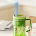 thumbnail image 4 of Eoperou Silicone Straw Cap - Dust-Proof Reusable Straw Toppers, Leak Proof Splash Proof Straw Cover, 4 of 7