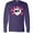 Purple, variant on Inktastic Girl Pirate Skull Valentine Long Sleeve T-Shirt