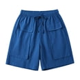 thumbnail image 6 of Summer Shorts for Women 2026 with Pockets 100% Cotton Casual Fashionable Cargo Five Quarter Shorts, 6 of 7
