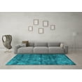 thumbnail image 3 of Ahgly Company Indoor Rectangle Oriental Light Blue Industrial Area Rugs, 6' x 9', 3 of 4