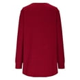 thumbnail image 5 of ylioge XL-5X Plus Size Sweatshirts for Women with Zipper V Neck Long Sleeve Tops Womens Casual Solid Color Pullover Going-Out Work Tunic Top, 5 of 6