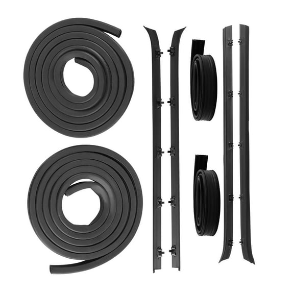 8pcs Complete Door Window Weatherstrip Seals Kit for Chevy for GMC C10/K10 81-91